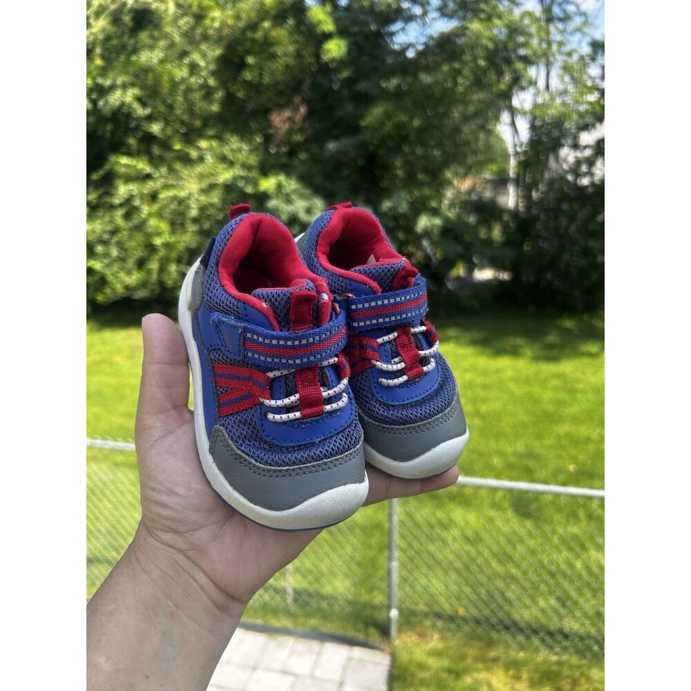 Stride Rite SRT Jasper Boys Sneakers Blue Red Size 5.5M Toddler